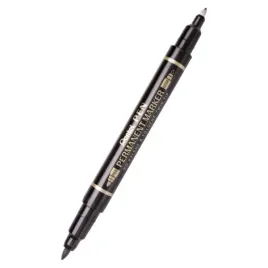 marker-permanentny-dwustronny-okragla-koncowka-pentel-n75w-czarny