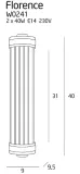 kinkiet-scienny-chromowany-florence-2xe14-40w-dimm-maxlight-dlugosc-wysokosc-40-cm