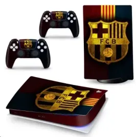 naklejki-naklejka-skorki-na-playstation-5-i-pady-motyw-pilkarski-barcelona
