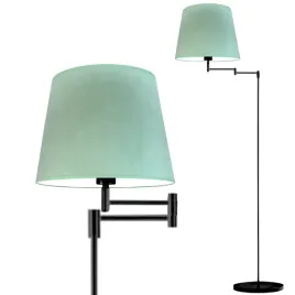 lampa-stojaca-podlogowa-regulowana-mietowa-led-e27-z-abazurem-welurowa