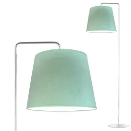 lampa-stojaca-podlogowa-welurowa-abazur-led-e27-nowoczesna-modna-mietowa