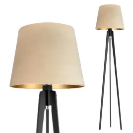 lampa-stojaca-podlogowa-drewniana-welur-abazur-led-e27-do-salonu-sypialni