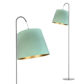 lampa-stojaca-podlogowa-welurowa-abazur-led-e27-do-pokoju-czytania-mietowa