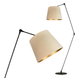 lampa-stojaca-podlogowa-lukowa-bezowa-regulowana-led-e27-abazur-welurowa
