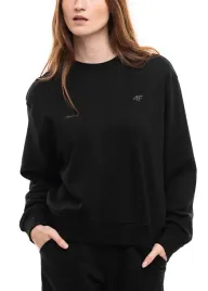 bluza-damska-4f-dresowa-sportowa-bawelniana-bez-kaptura-sweter-czarny-xxl
