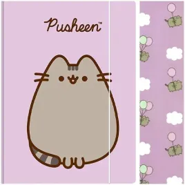 pusheen-teczka-z-gumka-a4-laminowana-szkolna-kot-kotek-fioletowa-majewski