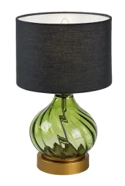 lampa-stolowa-dekoracyjna-zielona-szklana-czarny-abazur-do-salonu-rabalux