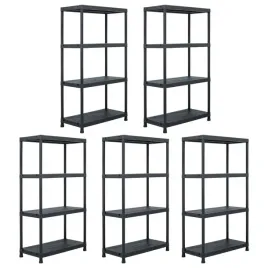 regaly-magazynowe-5-szt-czarne-60x30x138-cm-plastikowe-lumarko