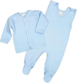 komplet-spioch-kaftan-rozpinany-bawelna-organiczna-gots-blekit-86-klekle