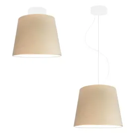 lampa-wiszaca-sufitowa-bezowa-regulowana-led-e27-abazur-zyrandol-do-pokoju