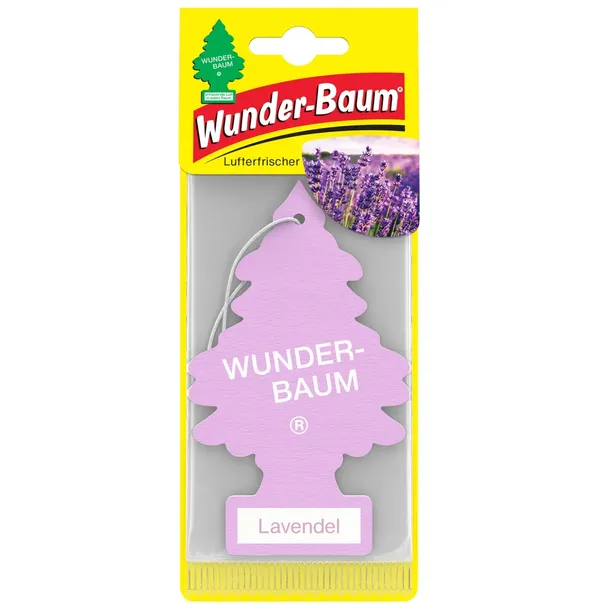 WUNDER-BAUM Choinka Zapachowa Zapach Samochodowy do samochodu Lawenda