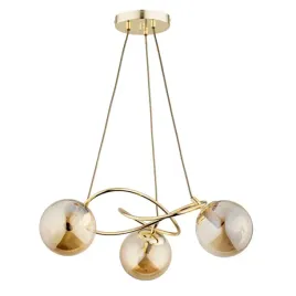 alfa-lampa-wiszaca-zlota-3xe14-10w-nowoczesne-bursztynowe-kule