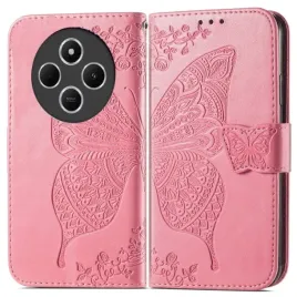 etui-typu-portfel-do-redmi-14c-skorzane-butterfly-smart-case-obudowa-cover