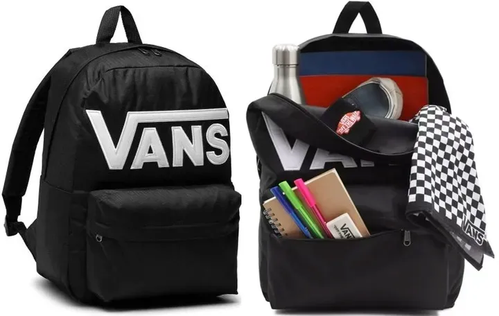 PLECAK SZKOLNY VANS OLD SKOOL DUŻY CZARNY SZKOŁA NOWY MODEL ORYGINAŁ
