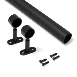 drazek-meblowy-05m-czarny-z-uchwytami-dystansowymi-black-fi25-zestaw-c1