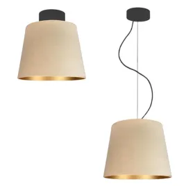 lampa-wiszaca-sufitowa-bezowa-regulowana-led-e27-abazur-zyrandol-do-pokoju