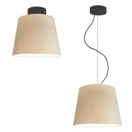 lampa-wiszaca-sufitowa-bezowa-regulowana-led-e27-abazur-zyrandol-do-pokoju