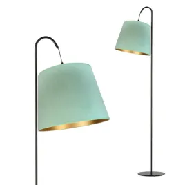 lampa-stojaca-podlogowa-welurowa-abazur-led-e27-do-pokoju-czytania-mietowa