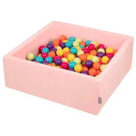 kiddymoon-suchy-basen-90x30-rozowy-kwadratowy-300-pileczek-dla-dzieci