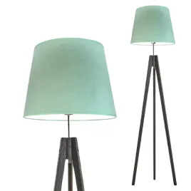 lampa-stojaca-podlogowa-drewniana-welurowa-abazur-led-e27-trojnog-mietowa