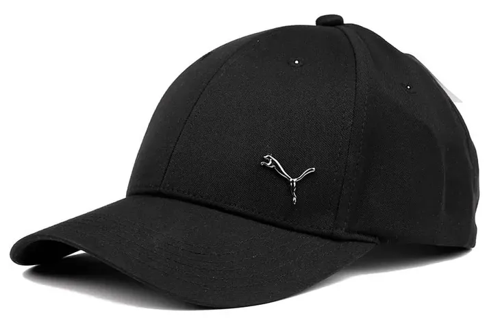 CZAPKA MĘSKA PUMA METAL Z DASZKIEM SWOOSH CZARNA BEJSBOLÓWKA METALOWE LOGO