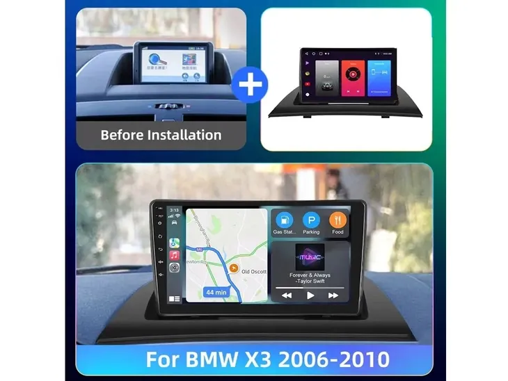 radio-android-fs4-max-bmw-x3-2006-2010-4-32-carplay-androidauto-2k-dsp-marka-fors-auto