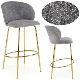hoker-metalowy-tapicerowany-krzeslo-barowe-glamour-popielaty-zloty-h116