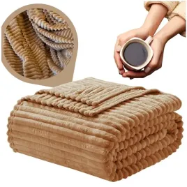 koc-brazowy-wytlaczany-paski-200x220-cm-pled-lozko-fotel-cieply-walentynki