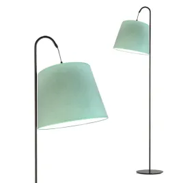 lampa-stojaca-podlogowa-welurowa-abazur-led-e27-do-pokoju-czytania-mietowa