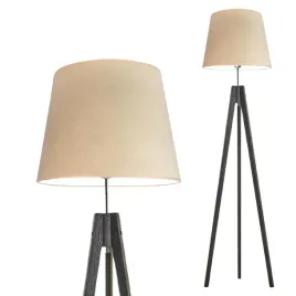lampa-stojaca-podlogowa-bezowa-drewniana-welurowa-abazur-led-e27-trojnog