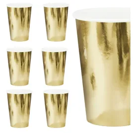 kubeczki-papierowe-jednorazowe-zlote-dekoracja-wieczor-panienski-urodziny