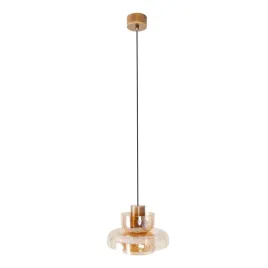 lampa-wiszaca-signature-led-8w-maxlight-z-bursztynowym-kloszem