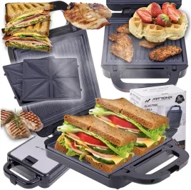 duzy-grill-elektryczny-3w1-gofrownica-toster-opiekacz-z-wymiennymi-plytami