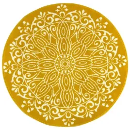 okragly-okragly-do-salonu-miodowy-mandala-rozeta-zolty-kolo-luna-sr-160-cm
