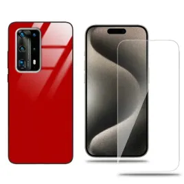 etui-do-huawei-p40-pro-plus-glass-case-czerwony-zestaw-szklo-hartowane-hit