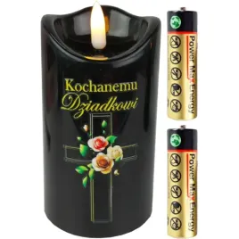 swieca-czarna-12cm-cortina-4-24-wax-wklad-led-kochanemu-dziadkowi-baterie