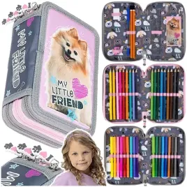 piornik-szkolny-z-wyposazeniem-potrojny-my-little-friend-sweet-pomeranian