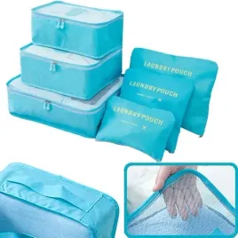 organizer-zestaw-podrozny-do-bagazu-saszetki-6-sztuk-niebieskie