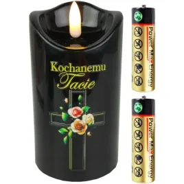 swieca-czarna-12cm-cortina-4-24-wax-wklad-led-kochanemu-tacie-baterie