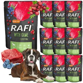 mokra-karma-dla-psa-rafi-dolina-noteci-dziczyzna-saszetka-10x-300g-bez-zboz