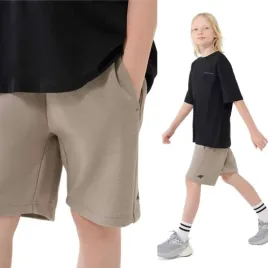 krotkie-spodenki-4f-chlopiece-bawelna-lato-sportowe-shom600-83s-r-158-cm