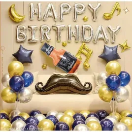 scianka-balonowa-balony-happy-birthday-granatowo-zlota-43szt