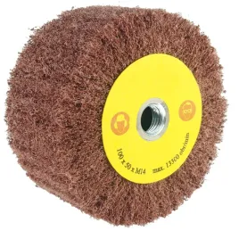 sciernica-garnkowa-z-wlokniny-100x50-z-gwintem-m14-na-szlifierke-fine-p180