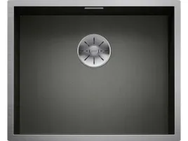 zlewozmywak-jednokomorowy-blanco-zerox-500-u-stal-dark-steel-plus-gratis