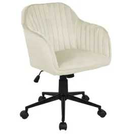 krzeslo-bezowe-obrotowe-welurowe-na-kolkach-do-biurka-komputerowego