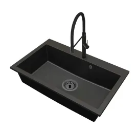 kuchenny-zlewozmywak-granitowy-jednokomorowy-elite-80-bateria-syfon-czarny