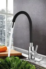 bateria-kuchenna-stojaca-zegor-eza4-czarna-inox-elastyczna-wylewka