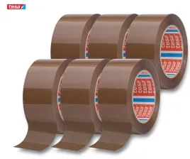 tasma-pakowa-klejaca-tesa-brazowa-szara-48mm-66m-hot-melt-4280-6szt