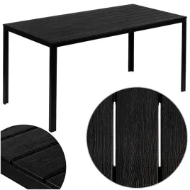 stol-ogrodowy-tarasowy-duzy-156-x-78-cm-czarny-blat-z-imitacja-drewna