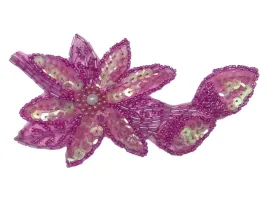 aplikacja-kwiat-z-lisciem-cekiny-fukcja-4-szt